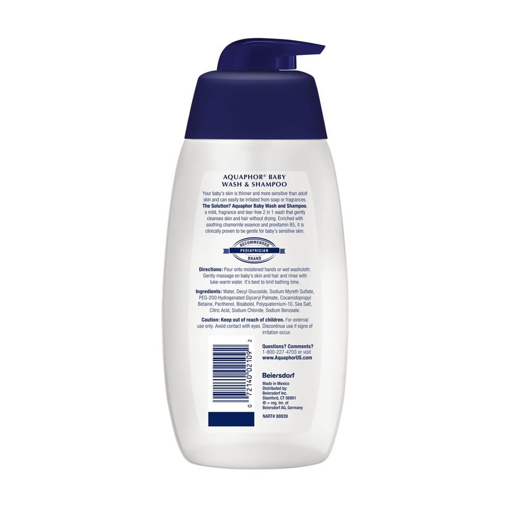 Aquaphor® Baby Wash & Shampoo (16.9 fl.oz) - Image 2